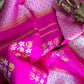 Pink Kanjivaram Pattu Saree