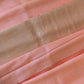 Pastel Peach Banaras Silk Saree