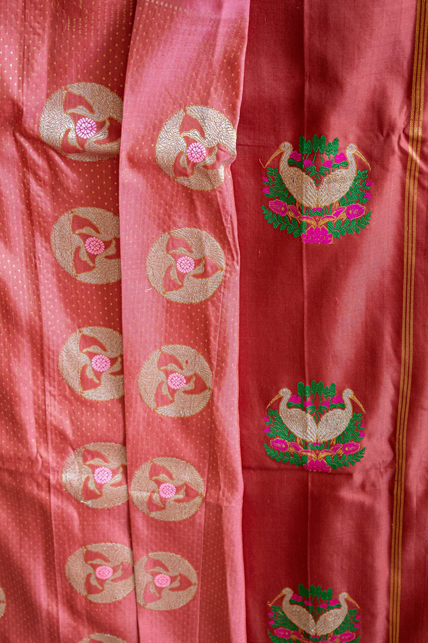 Brown Kanjivaram Pattu Saree