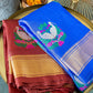 Brown Kanjivaram Pattu Saree