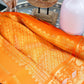 Orange Kanjivaram Pattu Saree