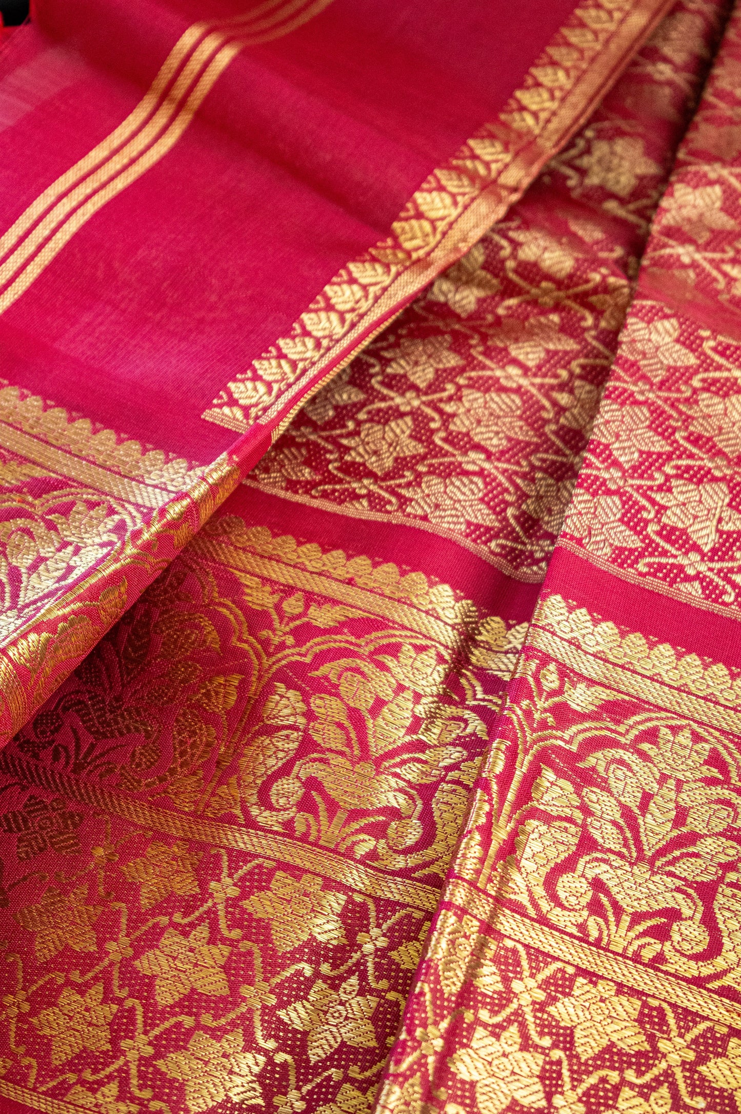 Red Kanjivaram Pattu Saree