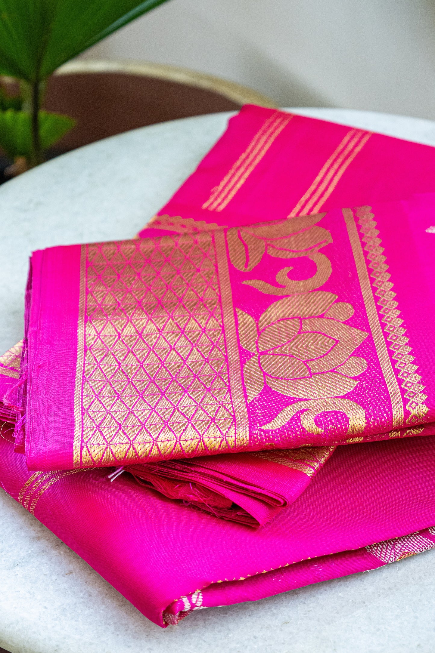 Rani Pink Kanjivaram Pattu Saree