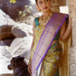 Dual Tone Tissue Saree